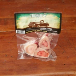 Tucker's Raw Frozen Bison Bone 1" Dog Treat For Toy Breeds, 3 Pack
