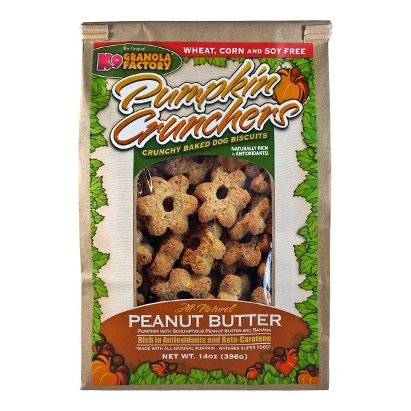K9 Granola Factory Pumpkin Crunchers Peanut Butter Banana 14oz 3 K9 Granola Factory Pumpkin Crunchers Peanut Butter Banana 14oz