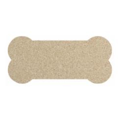 ORE Pet Skinny Bone Natural Recycled Rubber Pet Placemat