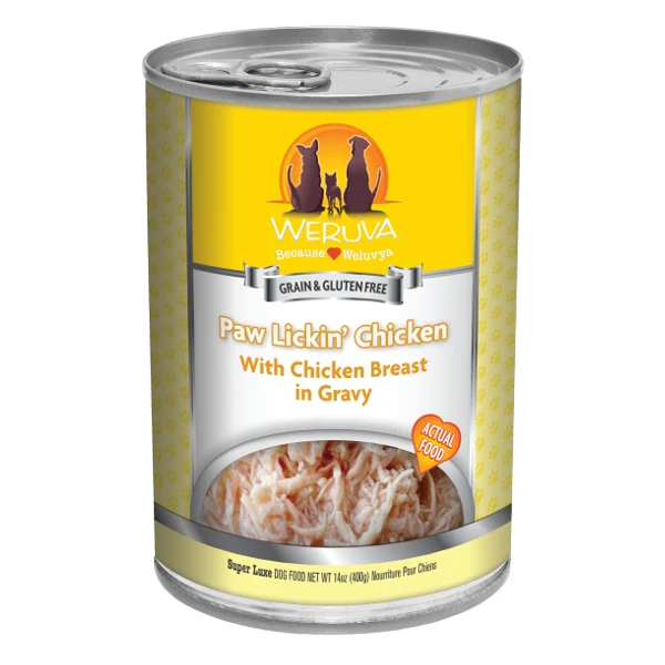 Weruva Paw Lickin' Chicken In Gravy Canned Dog Food 3 Weruva Paw Lickin' Chicken In Gravy Canned Dog Food