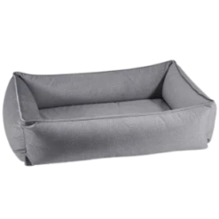Bowsers Urban Lounger Dog Bed Microvelvet Shadow