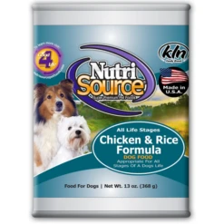NutriSource Chicken & Rice Formula Canned Dog Food