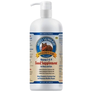 Grizzly Salmon Oil Plus Dog And Cat Food Supplement 16 Oz 3 Grizzly Salmon Oil Plus Dog And Cat Food Supplement 16 Oz