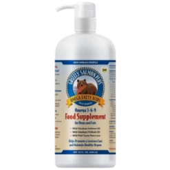 Grizzly Salmon Oil Plus Dog And Cat Food Supplement 32 Oz