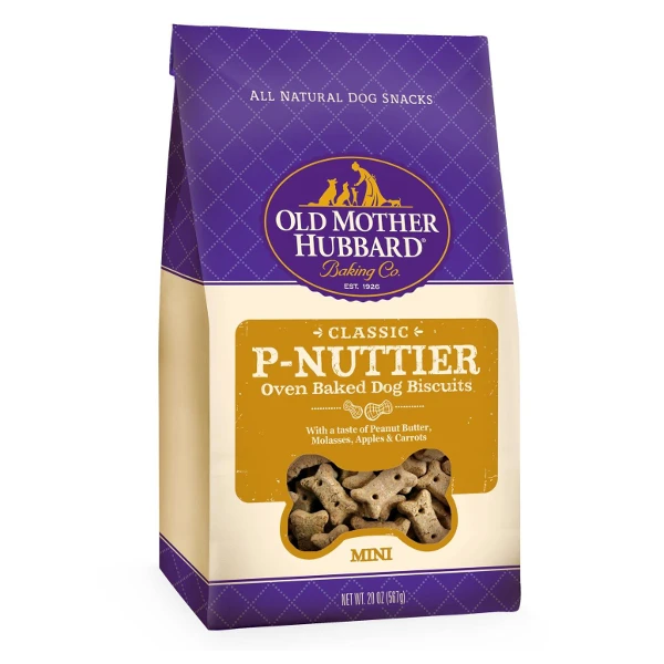 Old Mother Hubbard Classic P-Nuttier Biscuits Baked Dog Treats, 20-oz 3 Old Mother Hubbard Classic P-Nuttier Biscuits Baked Dog Treats, 20-oz