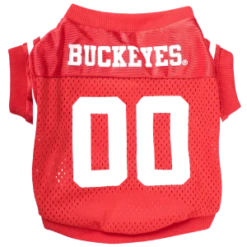 The Worthy Dog Ohio State Buckeyes Football Jersey For Dogs