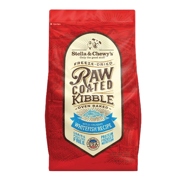 Stella & Chewy's Wild-Caught Whitefish Recipe Raw Coated Baked Kibble Dog Food 3 Stella & Chewy's Wild-Caught Whitefish Recipe Raw Coated Baked Kibble Dog Food