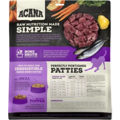 Mutts And Co-us -Mutts And Co-us 2AcanaDuckRecipePattiesGrain FreeFreeze DriedDogFood Topper14 oz