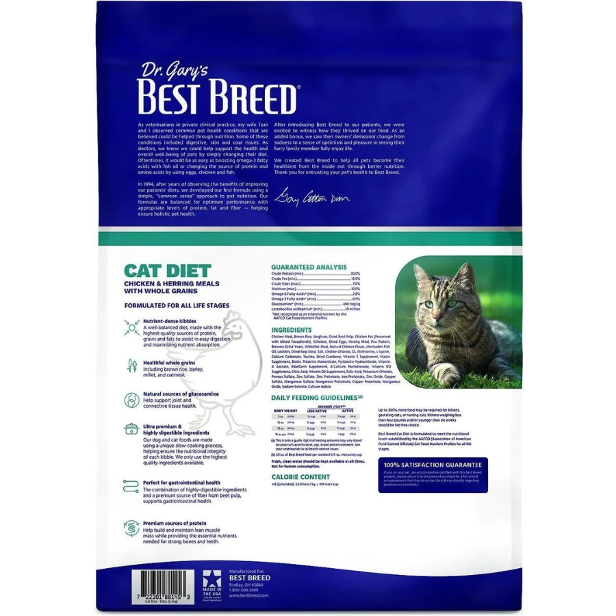Dr. Gary's Best Breed Holistic All Life Stages Cat Diet 4 Dr. Gary's Best Breed Holistic All Life Stages Cat Diet - Image 2
