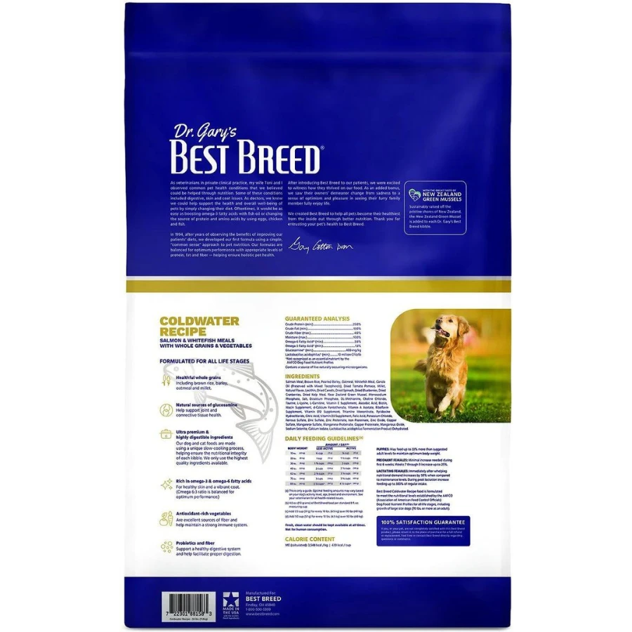 Dr. Gary's Best Breed Holistic Coldwater Recipe Dry Dog Food 4 Dr. Gary's Best Breed Holistic Coldwater Recipe Dry Dog Food - Image 2