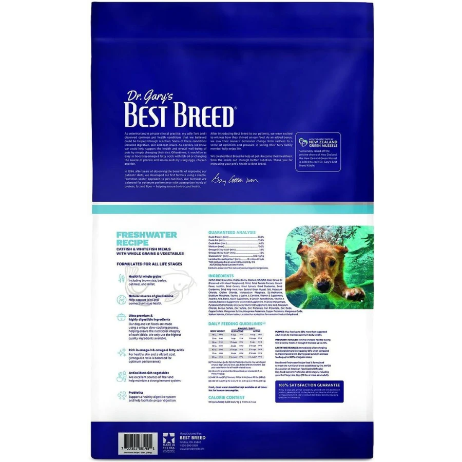Dr. Gary's Best Breed Holistic Freshwater Formula Dry Dog Food 4 Dr. Gary's Best Breed Holistic Freshwater Formula Dry Dog Food - Image 2