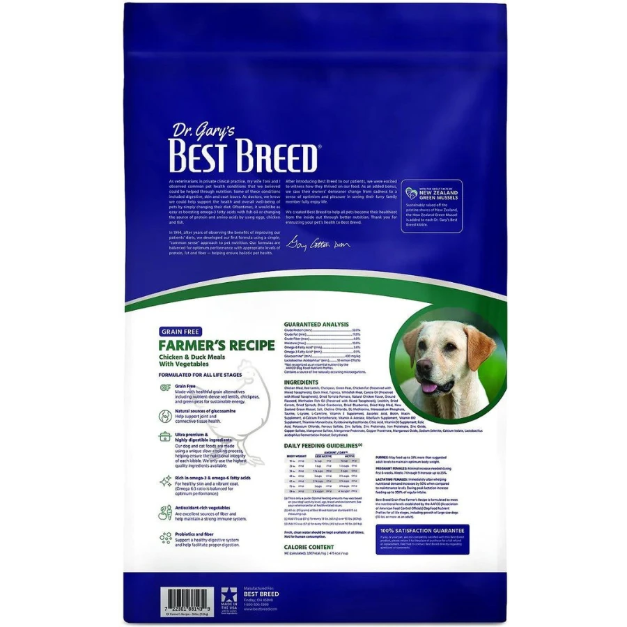 Dr. Gary's Best Breed Holistic Grain-Free Farmer's Recipe Dry Dog Food 4 Dr. Gary's Best Breed Holistic Grain-Free Farmer's Recipe Dry Dog Food - Image 2