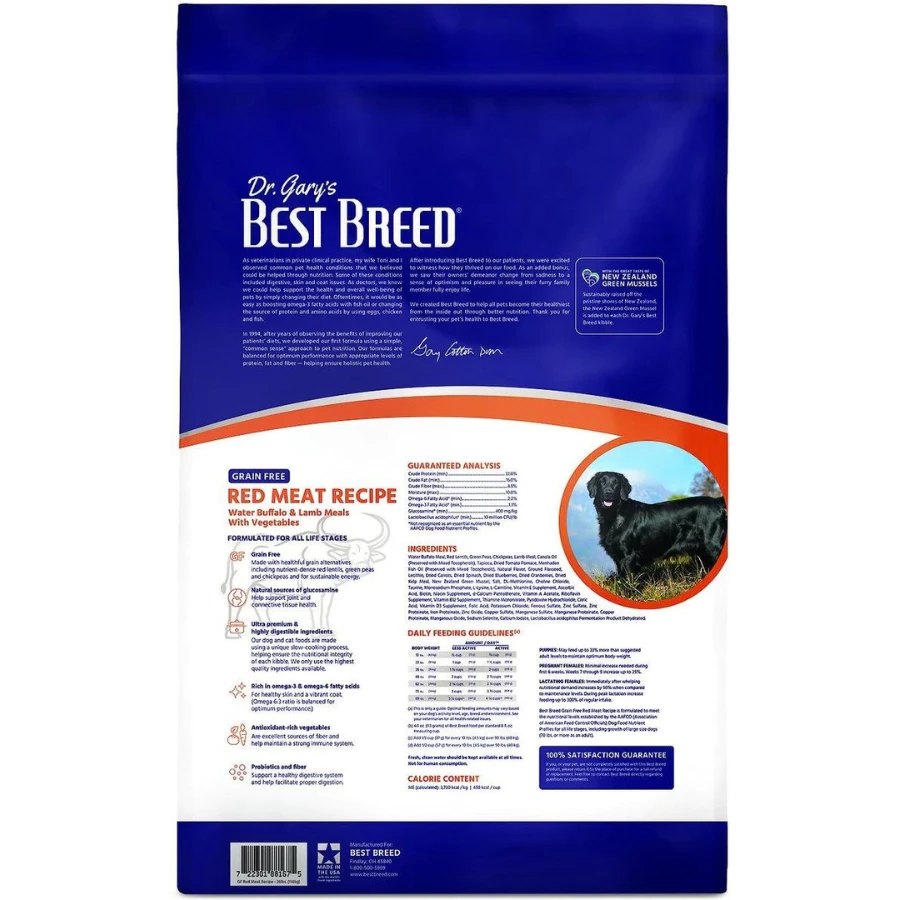 Dr. Gary's Best Breed Holistic Grain-Free Red Meat Recipe Dry Dog Food 4 Dr. Gary's Best Breed Holistic Grain-Free Red Meat Recipe Dry Dog Food - Image 2