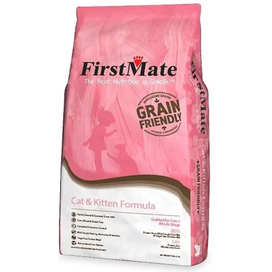 FirstMate Grain Friendly Cat & Kitten Chicken & Ocean Fish Dry Cat Food 3 FirstMate Grain Friendly Cat & Kitten Chicken & Ocean Fish Dry Cat Food