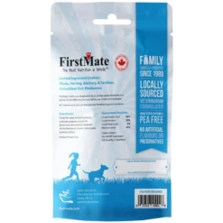 FirstMate Wild Pacific Caught Fish & Blueberry Dog Treats, 8 Oz 5 FirstMate Wild Pacific Caught Fish & Blueberry Dog Treats, 8 Oz -Mutts And Co-us 2FirstMateWildPacificCaughtFish BlueberryDogTreats 8oz