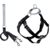 2 Hounds Design Freedom No-Pull Dog Harness With Leash Black -Mutts And Co-us 2HoundsDesignFreedomNo PullDogHarnessWithLeashBlack 4