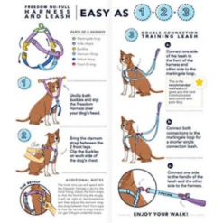 2 Hounds Design Freedom No-Pull Dog Harness Jellybean Sugar -Mutts And Co-us 2HoundsDesignFreedomNo PullDogHarnessWithLeash 595e4ebf 4fe1 4fd1 a573 cce1a70c6823