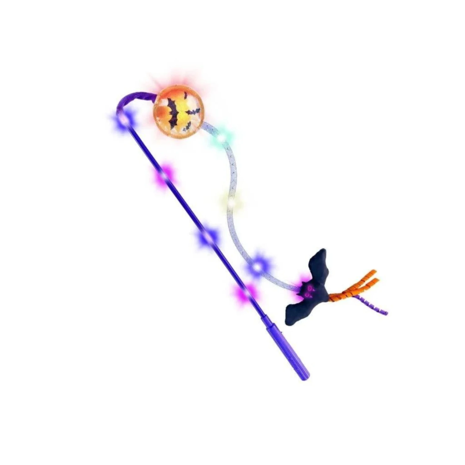 KONG Halloween Teaser Bat Cat Toy 4 KONG Halloween Teaser Bat Cat Toy - Image 2