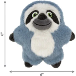 KONG Snuzzle Kiddos Sloth Tough Squeaky Plush Dog Toy Small 6 KONG Snuzzle Kiddos Sloth Tough Squeaky Plush Dog Toy Small -Mutts And Co-us 2KONGSnuzzleKiddosKoalaToughSqueakyPlushDogToySmall