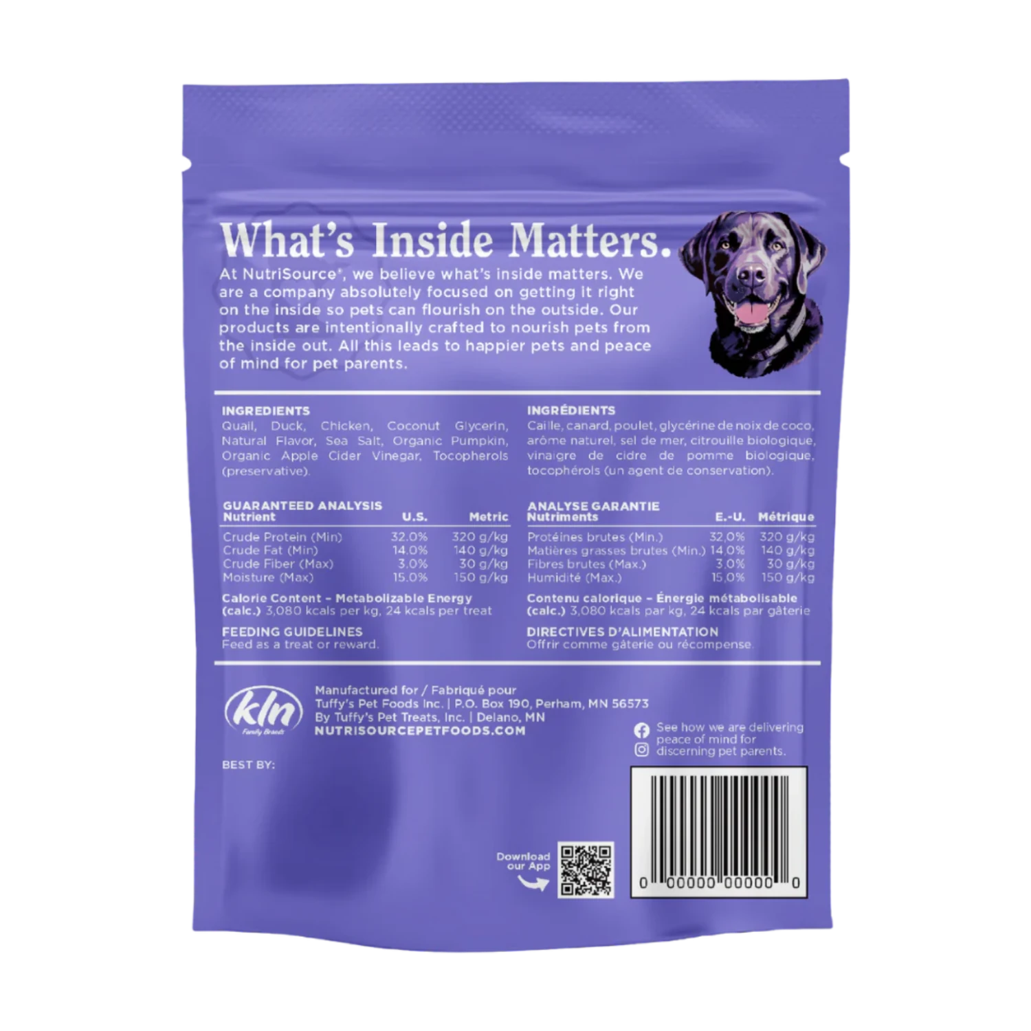 Nutrisource Jivin' Jerky Quail, Duck & Chicken Healthy Jerky Dog Treats 4 Oz 4 Nutrisource Jivin' Jerky Quail, Duck & Chicken Healthy Jerky Dog Treats 4 Oz - Image 2