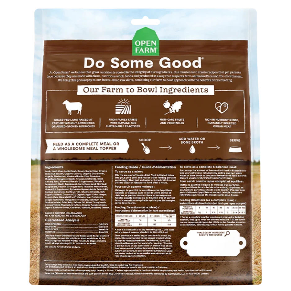 Open Farm Grain-Free Freeze Dried Raw Lamb Dog Food 4 Open Farm Grain-Free Freeze Dried Raw Lamb Dog Food - Image 2