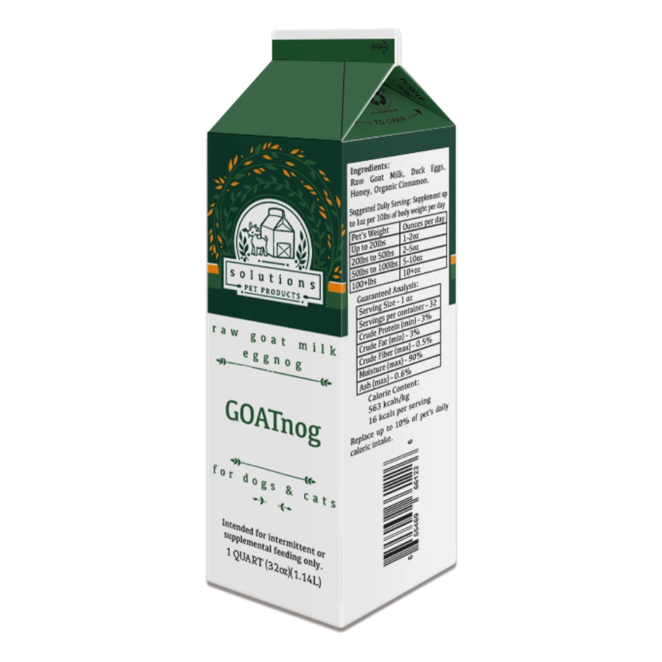 Solutions Pet Products GoatNog Raw Frozen Goat Milk For Dogs And Cats 4 Solutions Pet Products GoatNog Raw Frozen Goat Milk For Dogs And Cats - Image 2