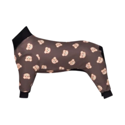 Spark Paws Dog Pajama Bear Black