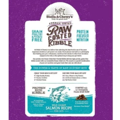 Stella & Chewy's Raw Coated Kibble Wild-Caught Salmon Recipe Cat Food -Mutts And Co-us 2Stella Chewy sRawCoatedKibbleWild CaughtSalmonRecipeCatFood