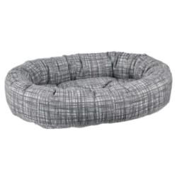 Bowsers Donut Dog Bed Micro Jacuard Tribeca