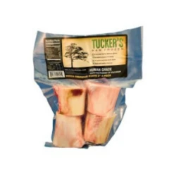 Tucker's Raw Frozen Bison Bone 2" Dog Treat, 4 Pack