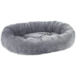 Bowsers Donut Dog Bed Microvelvet Pumice