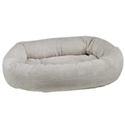Bowsers Donut Dog Bed Microvelvet Chenille Aspen