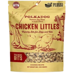 Polka Dog Chicken Littles Training Bits Dog Treats 8oz