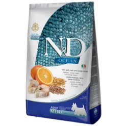 Farmina N&D Ocean Codfish & Orange Grain-Free Mini Adult Dry Dog Food