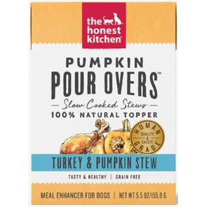 The Honest Kitchen Pumpkin Pour Overs Turkey & Pumpkin Stew 5.5 Oz 3 The Honest Kitchen Pumpkin Pour Overs Turkey & Pumpkin Stew 5.5 Oz