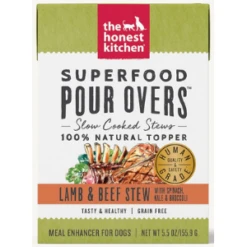 The Honest Kitchen Superfood Pour Overs Lamb & Beef Stew 5.5 Oz