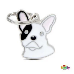 MyFamily Friends Collection French Bulldog Tag Black & White