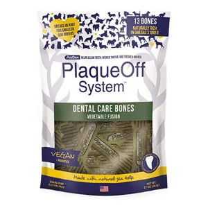 Proden PlaqueOff Dental Care Bones Vegetable Fusion, 17oz 3 Proden PlaqueOff Dental Care Bones Vegetable Fusion, 17oz