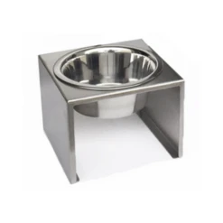 Pets Stop Slate Single Diner Feeder