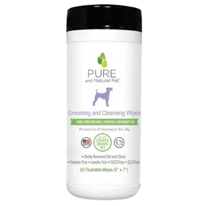 Pure And Natural Pet Lavender & Rosemary Wipes 4 Pure And Natural Pet Lavender & Rosemary Wipes - Image 2
