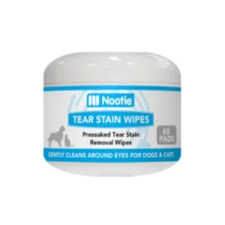 Nootie Tear Stain Wipes For Dogs & Cats, 60 Ct