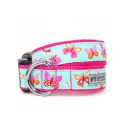 The Worthy Dog Butterflies Dog Collar