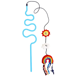 R2P Pet Mad Cat Rainbow Chaser Wand Catnip Cat Toy 3 R2P Pet Mad Cat Rainbow Chaser Wand Catnip Cat Toy