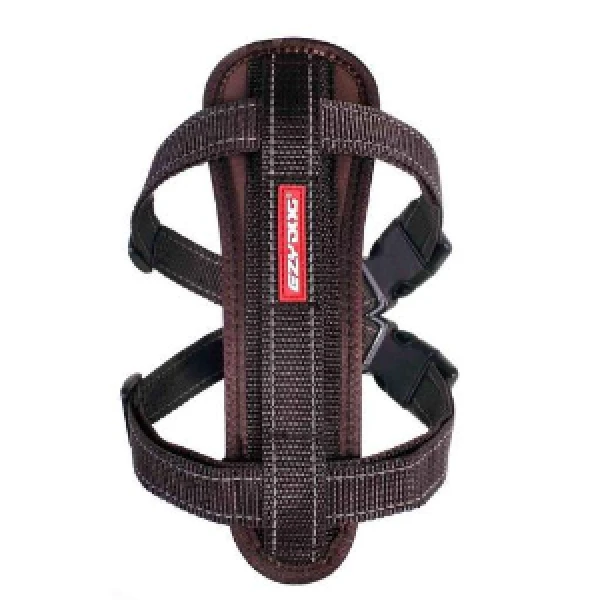 EzyDog Chest Plate Dog Harness Brown 3 EzyDog Chest Plate Dog Harness Brown