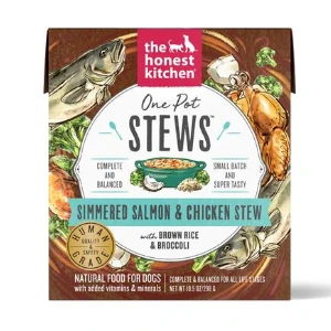 The Honest Kitchen One Pot Stew Simmered Salmon & Chicken Stew Wet Dog Food, 10.5-oz 3 The Honest Kitchen One Pot Stew Simmered Salmon & Chicken Stew Wet Dog Food, 10.5-oz