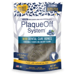 ProDen PlaqueOff Mini Dental Bones Vegetable Fusion & Blueberry, 12 Oz