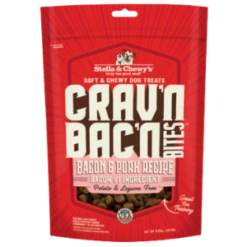 Stella & Chewy's Crav'n Bac'n Bites Bacon & Pork Recipe Dog Treats 8.25oz