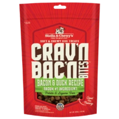 Stella & Chewy's Crav'n Bac'n Bites Bacon & Duck Recipe Dog Treats 8.25oz