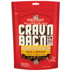 Stella & Chewy's Crav'n Bac'n Bites Bacon & Chicken Recipe Dog Treats 8.25oz
