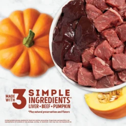 Acana Singles Freeze-Dried Beef & Pumpkin Dog Treats -Mutts And Co-us 3AcanaSinglesFreeze DriedBeef PumpkinDogTreats